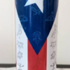 Puerto Rican Flag Stainless Steel 20 oz Tumbler with Taino petroglyphs written vertically