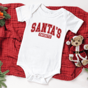 Santa's Favorite Baby Bodysuit